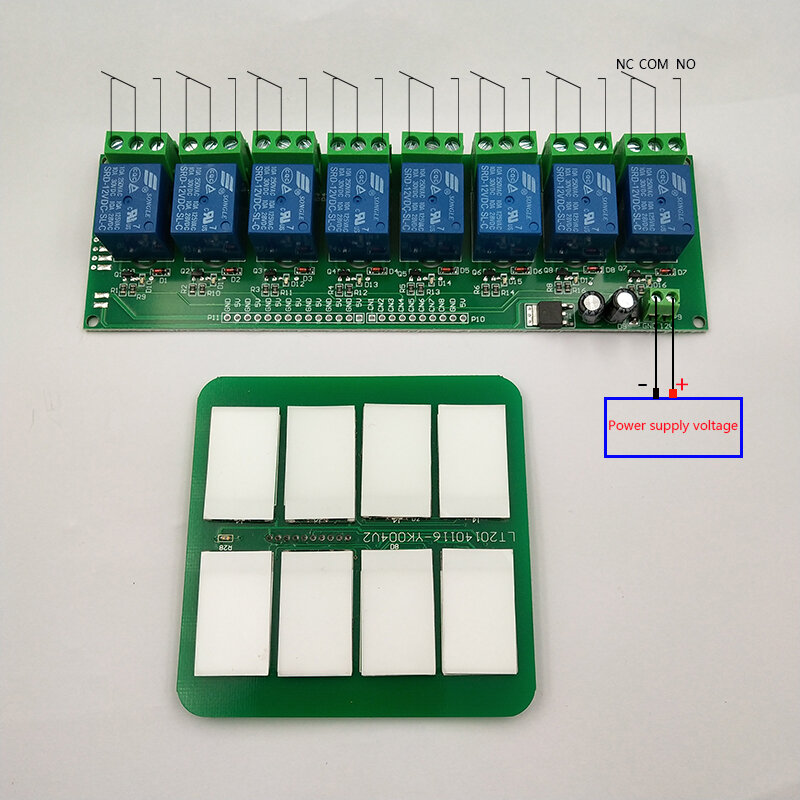 8 möglichkeiten touch relais board control modul 8 kanäle multi weisen touch relais modul
