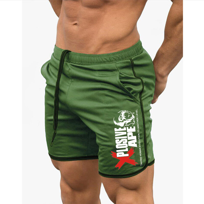 Pantalones cortos deportivos para hombre, Shorts de secado rápido para correr, gimnasio, verano, 2020