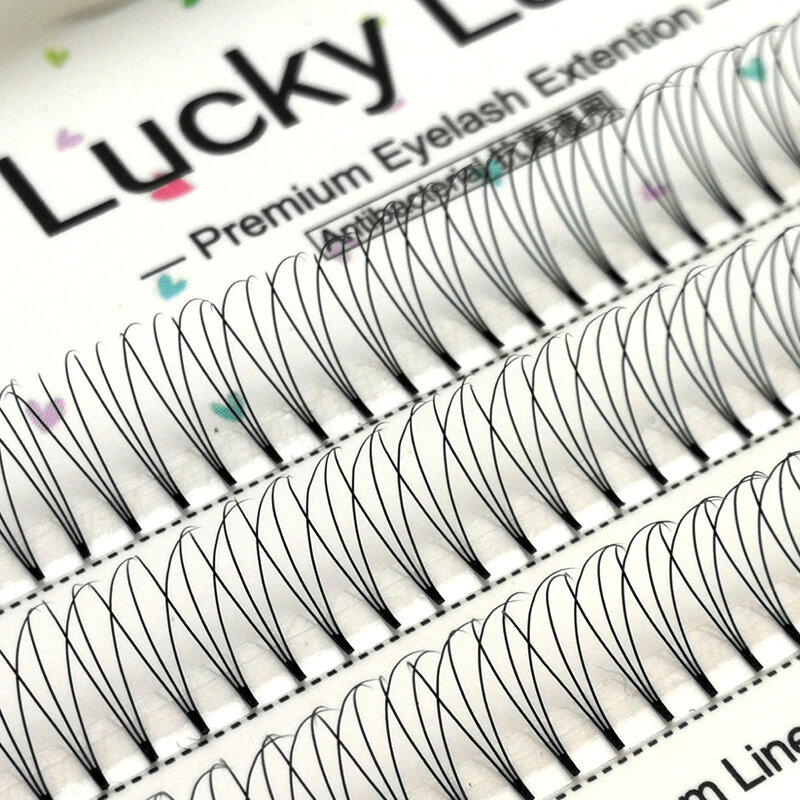 Lucky Lash-abanicos de volumen prefabricados, extensiones de pestañas rusas, 3d/4d/5d/2d, visón falso