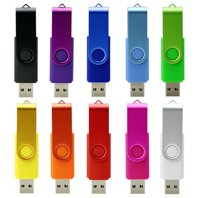 OTG 360 ° 회전 금속 펜드라이브, 3 in 1 USB 플래시 드라이브, C타입 펜 드라이브, 고품질 메모리 스틱, 로고 인쇄, 16GB, 32GB, 4GB, 64GB