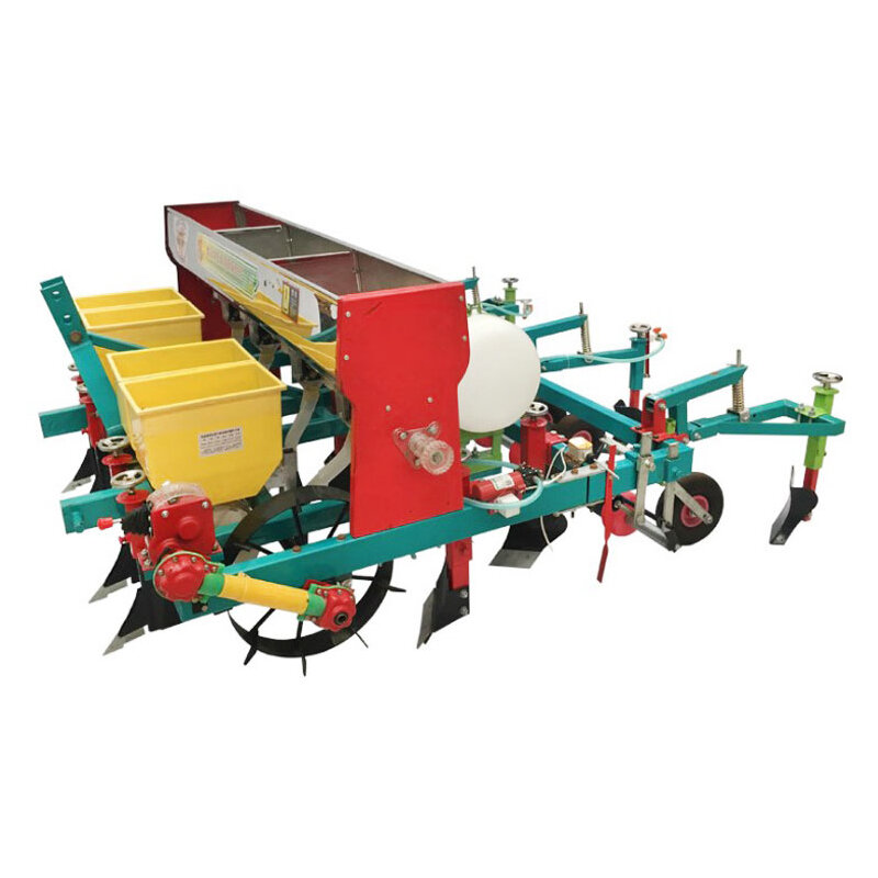 Tractor de cuatro ruedas de 30Hp a 70Hp, accesorios para laminar semillas de soja, cacahuete, maíz, máquina de película perforada, siembra de precisión