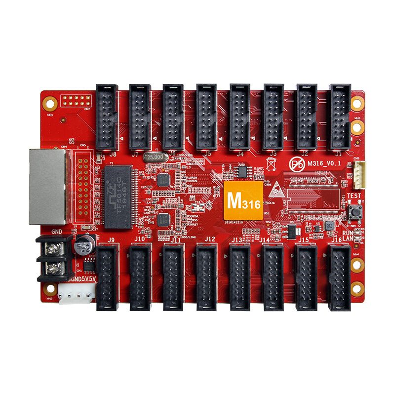 Amoonsky karta kontrolna wyświetlacza LED karta wysyłająca MST300 karta odbiorcza M308 M312 M316