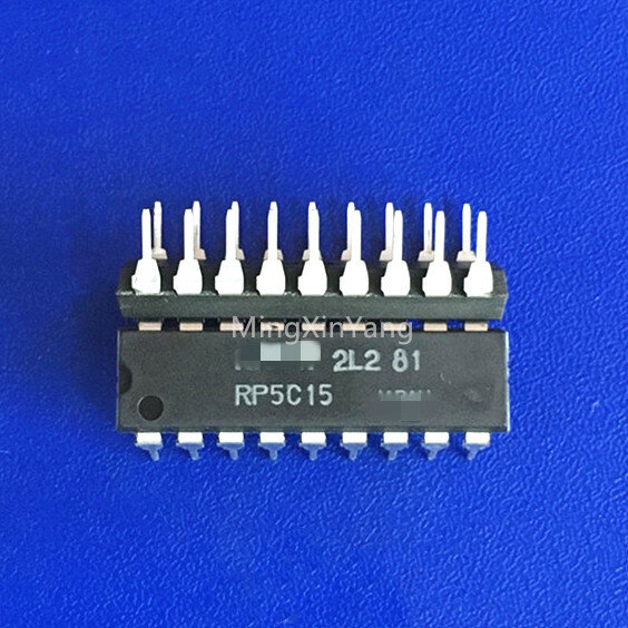 Chip IC Sirkuit Terintegrasi DIP-18 RP5C15 5 Buah