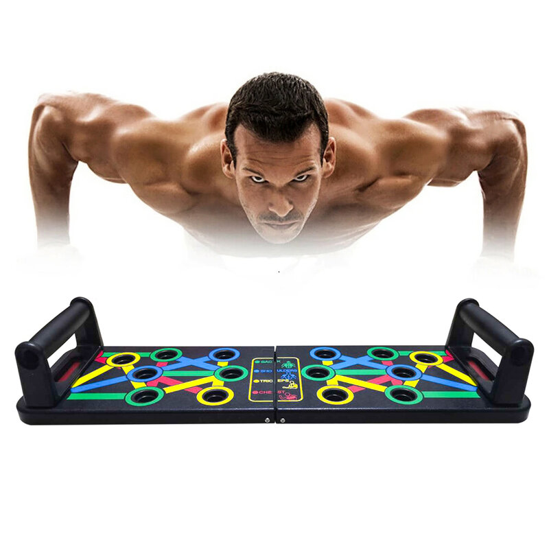 FDBRO Push-Up Board Foldable Exercise Portable Fitness Equipment Sport Abdominal  Biceps Brachii Muscle Chest  Training At Home