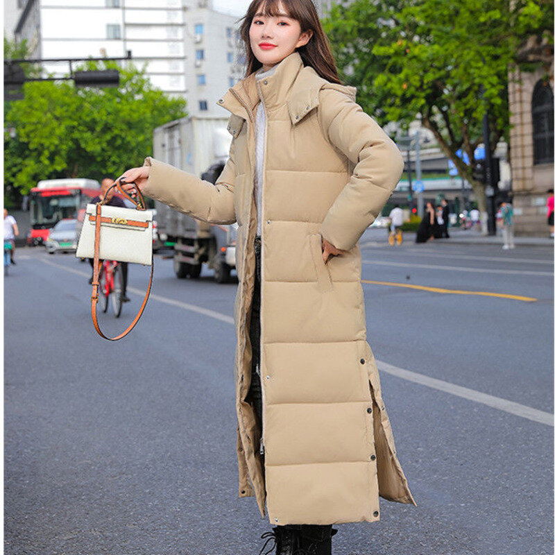 Thick Down Parka Women With Hood Down Jacket Winterr Coat Cultivate Morality Fashion Eiderdown Hoodie With Thick