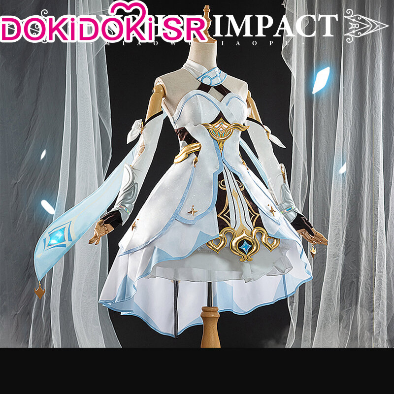PRE-SALE dokidoki-sr jogo cosplay genshin impacto halloween cosplay genshin impacto traveler lumine traje