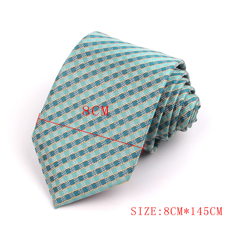 Cravate à carreaux classique pour hommes et femmes, décontractée, à pois, pour fête, pour filles et garçons, 8cm de largeur