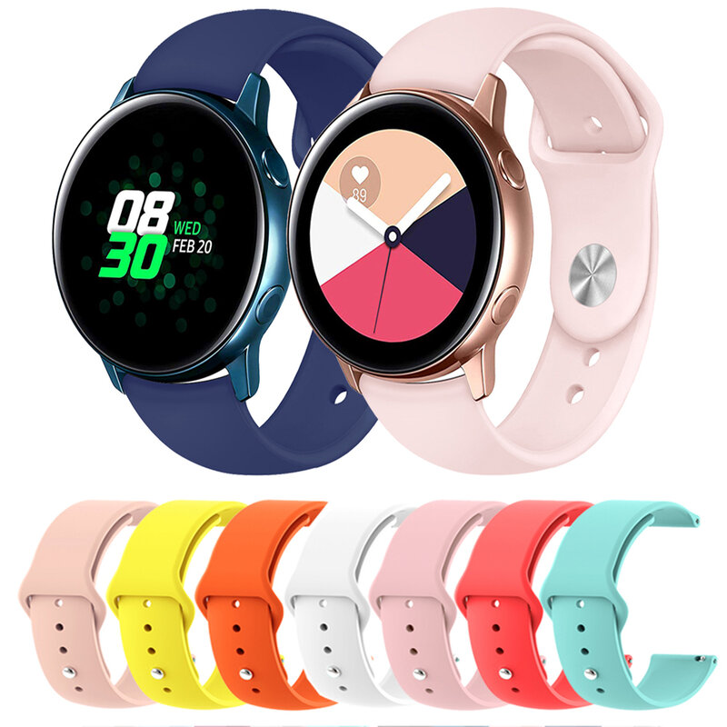 22mm 20 band for samsung Gear sport s3 s2 classic galaxy watch active 40 44mm 46mm 42mm strap huami amazfit gtr bip huawei gt 2