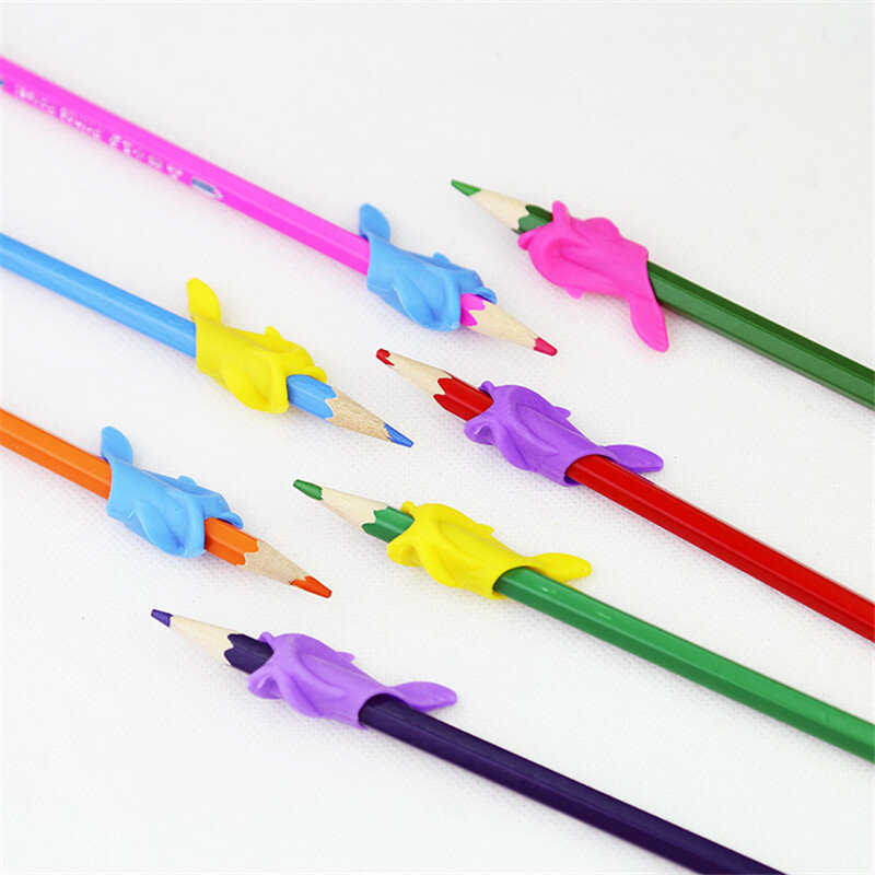 10/20 Pcs Pen holder Students Pencil silicon Holding Practise Device For Correcting Learning Stationery