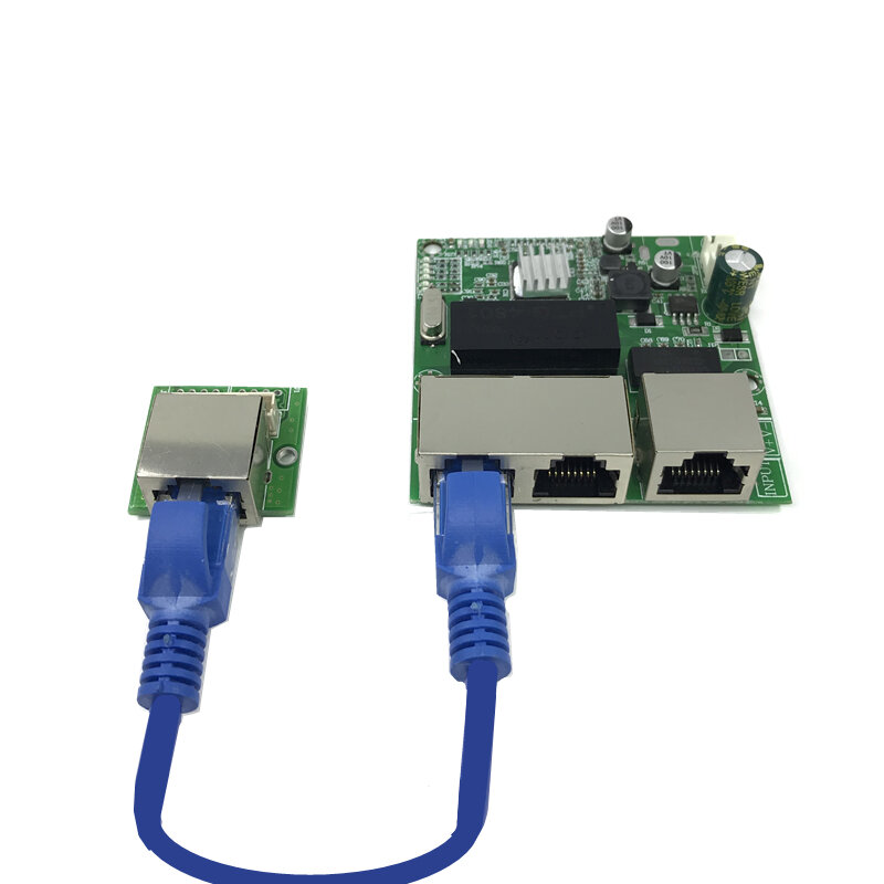 3-port switch Gigabit modulo è ampiamente usato in LED linea 5 port 10/100/1000 m porta contatto mini modulo switch PCBA Scheda Madre