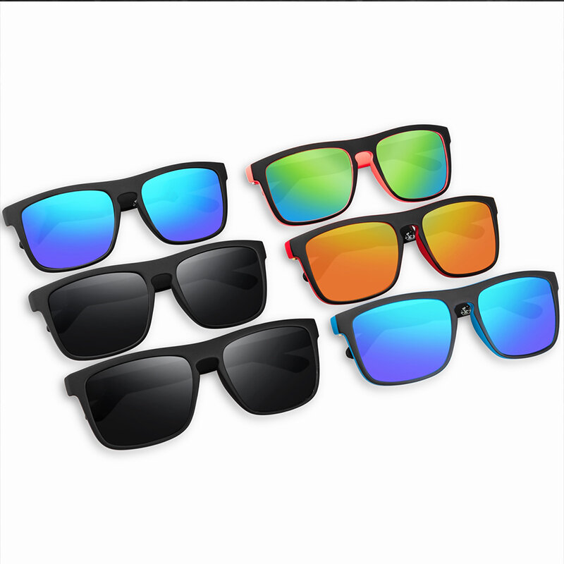 QUISVIKER Brand New 2019 Polarized Sunglasses Men Women Sun Glasses Male Square Eyewear UV400 Retro Vintage Driving Goggles