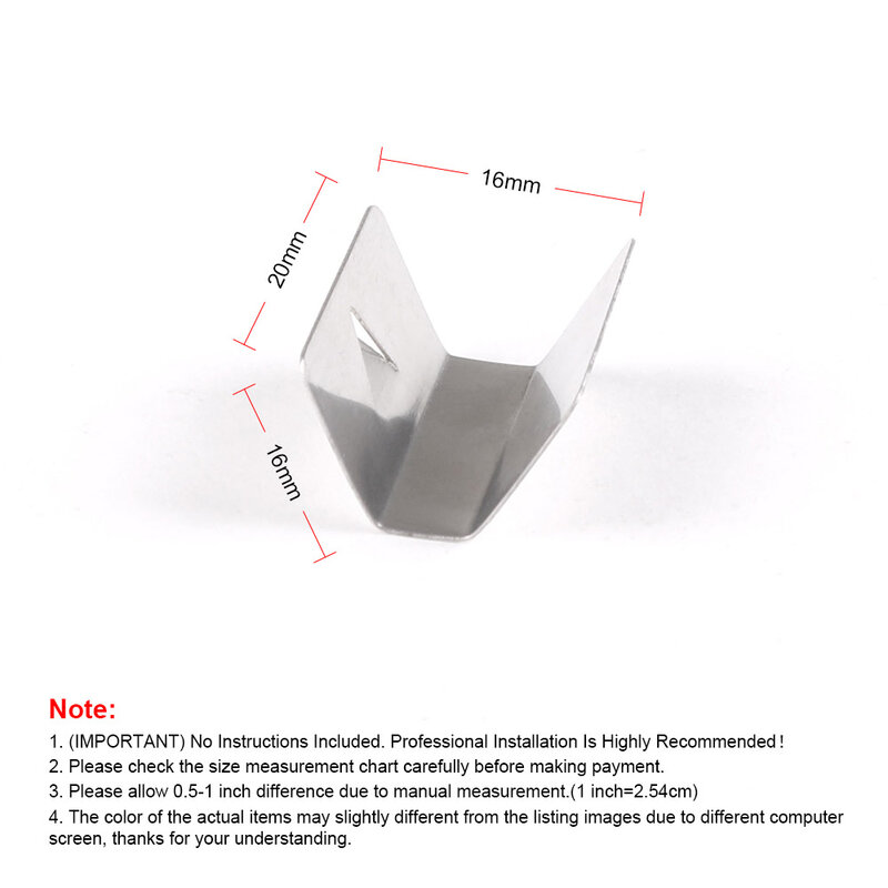 Wind/Regen Deflector Kanaal Nieuwe Metalen Klemmetjes Voor Heko G3 SNED Clip X8