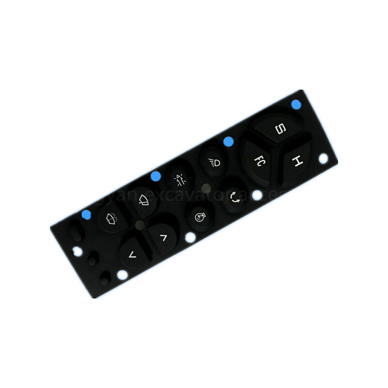 For Kobelco SK120 200 220-2-3-5-6 Display button sticker display sticker meter button glue excavator parts