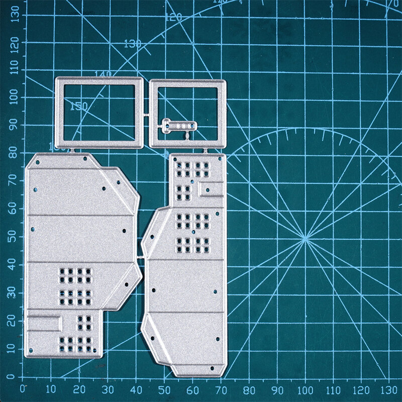InLoveArts 3D Buliding ชุดตัดโลหะตายสำหรับ Scrapbooking Scrapbooking ตกแต่งลายนูนกรอบ House กระดาษ Craft ตาย