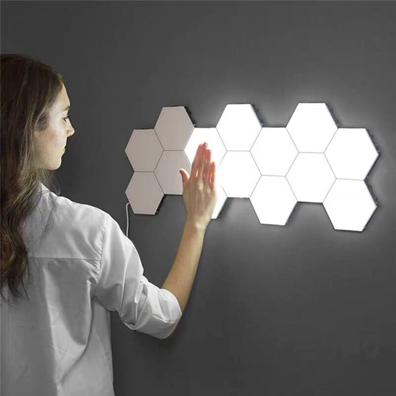 Modern Touch Light Touch Sensitive LED NightไฟQuantumโคมไฟModular LED Nightโคมไฟแม่เหล็กDIYตกแต่งภายใน