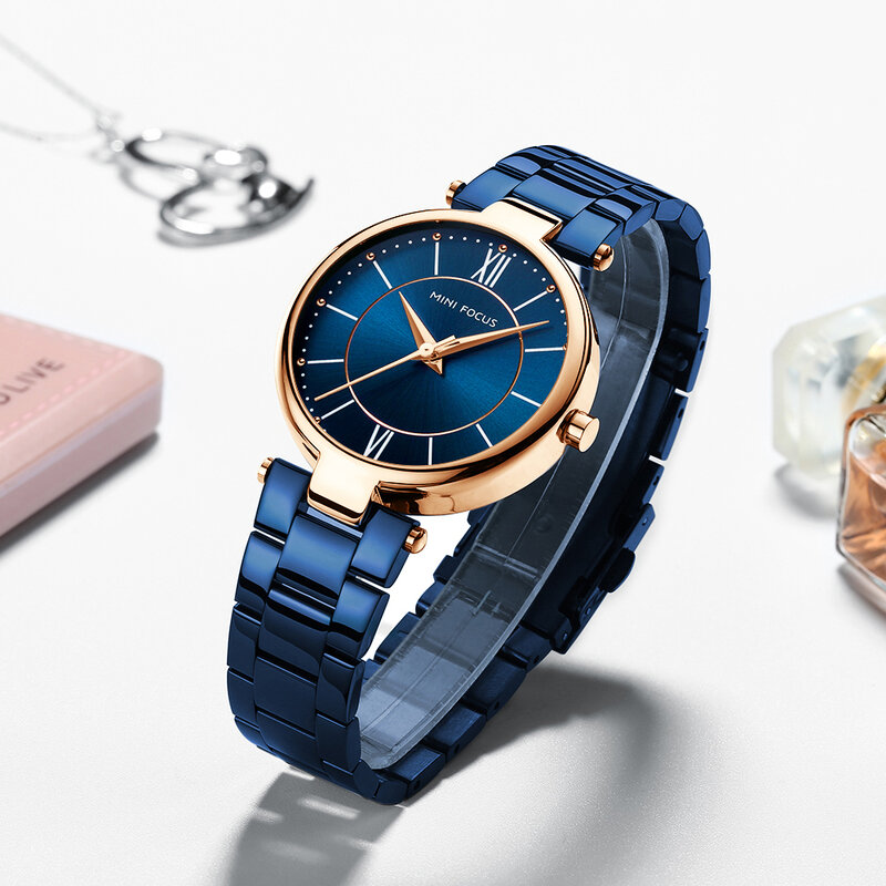 Mini foco senhoras relógio para mulheres relógios de luxo 2020 moda quartzo relógio de pulso café marca de aço inoxidável minimalista minimalist minimalist ы ы