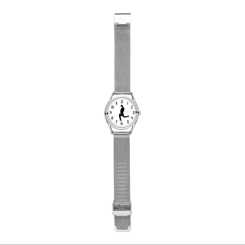 30 февраля мужские дизайнерские Креативные мужские часы унисекс 3 АТМ водостойкий браслет из нержавеющей стали