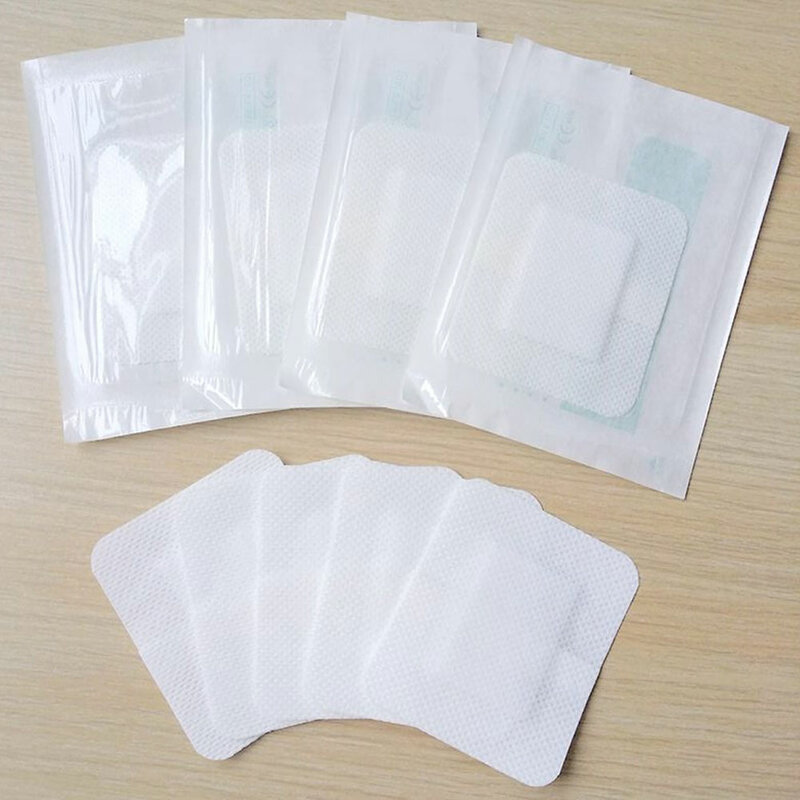 10/20Pcs Non-woven Wunde Dressing Band Atmungs Selbst-adhesive Woundplast Große Erste Hilfe Hämostase Bandage 6x7cm 6x10cm