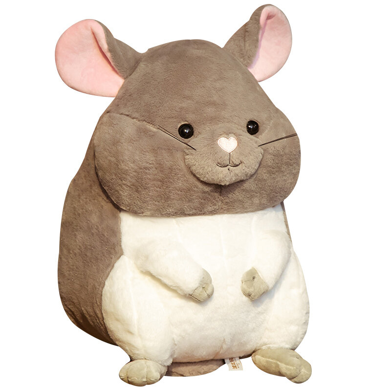 Juguetes de peluche de simulación de Chinchilla para niños, almohada de Totoro de la vida Real, bonito ratón de ardilla, muñecos suaves para regalo, 35/45CM, 1 ud.