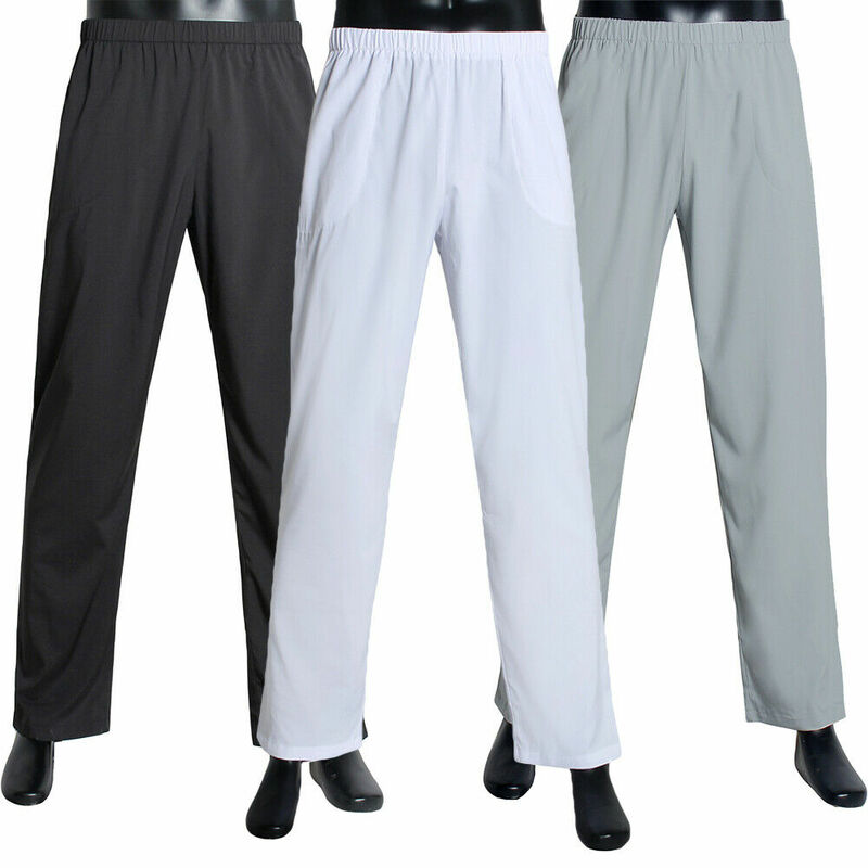 Nowe spodnie męskie islamskie Thoub długie spodnie arabski Dishdasha Sleeping Undearwear Plus rozmiar spodnie do biegania Outdoor swobodne spodnie