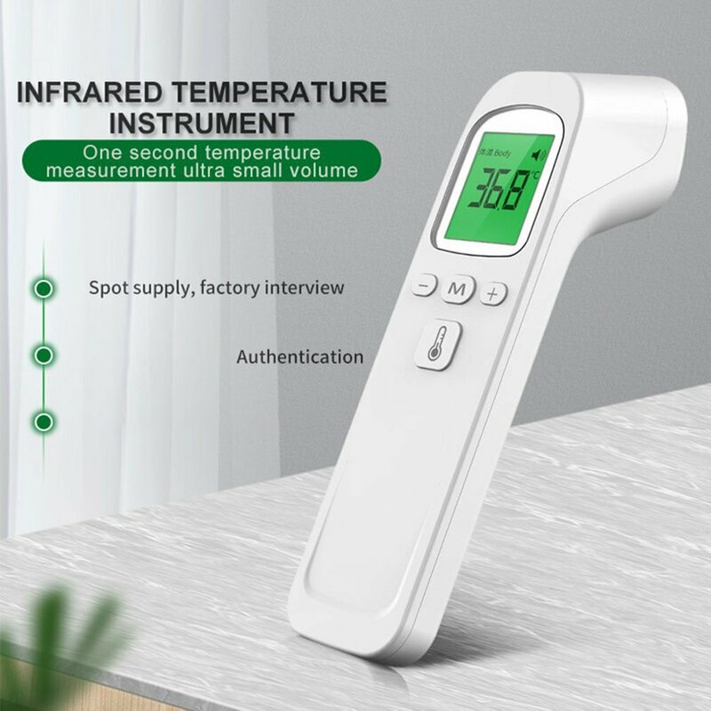 เครื่องวัดอุณหภูมิร่างกายด้วยเลเซอร์แบบไม่สัมผัสสำหรับผู้ใหญ่ใช้ในครัวเรือนดิจิทัล FTW01ร้อน termometer telinga วัดอุณหภูมิของร่างกาย