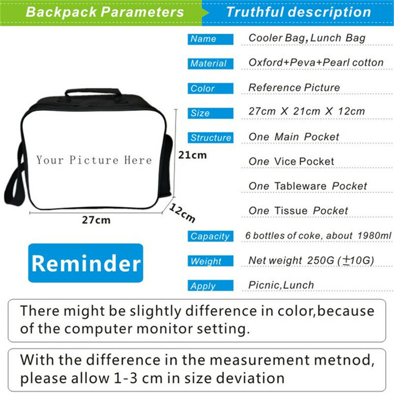 Free Fire Lunch Bags Women Insulated Lunch Box Cooler Tote Bag Reusable Portable Cooler Bag For Men 3D Hot Game Bento Box