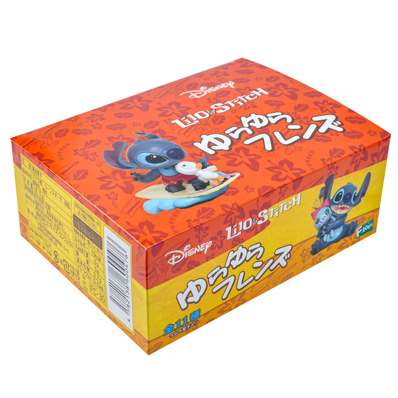 Figuras de Disney Mini versión, trompeta, Stitch, caja ciega, figura de Anime, Lilo & Stitch, modelo de muñeca, juguetes para regalos para niños, 11 estilos