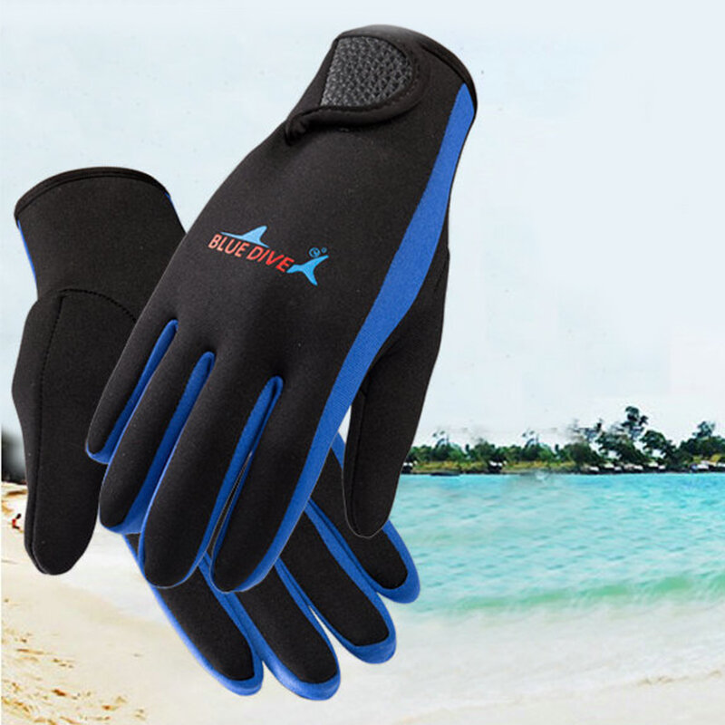 Nowy najlepszy sprzedające 1.5mm rękawice z neoprenu nurkowanie surfingowe wędkarstwo podwodne ciepłe rękawiczki moda Surf Surfing rękawice do nurkowania