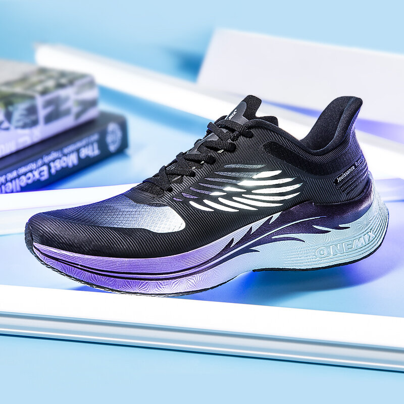 Новинка 2023, спортивная обувь ONEMIX унисекс для бега на платформе, легкие дышащие сетчатые кроссовки унисекс, для фитнеса