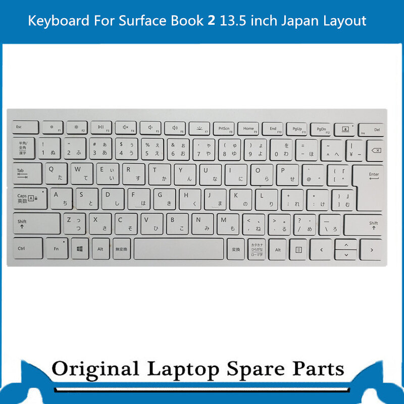 แป้นพิมพ์ต้นฉบับสำหรับ Microsoft Surface Book 2 13.5นิ้ว KB เยอรมนีญี่ปุ่นสเปนรูปแบบไต้หวัน1834 1835