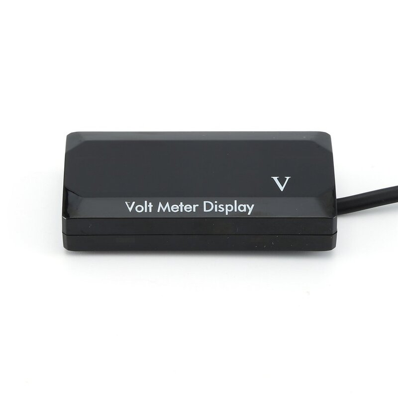 Mini display led digital voltímetro painel volt medidor de tensão tester proteção conexão reversa 12v para a motocicleta do carro