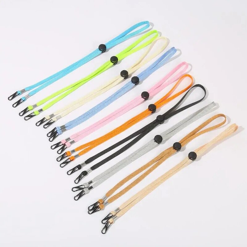 Adjustable Mask Hanging Rope Mask Lanyard Mask Elastic Band Convenient Holder Rope  With Hooks Anti-lost Anti-drop Mask Strap