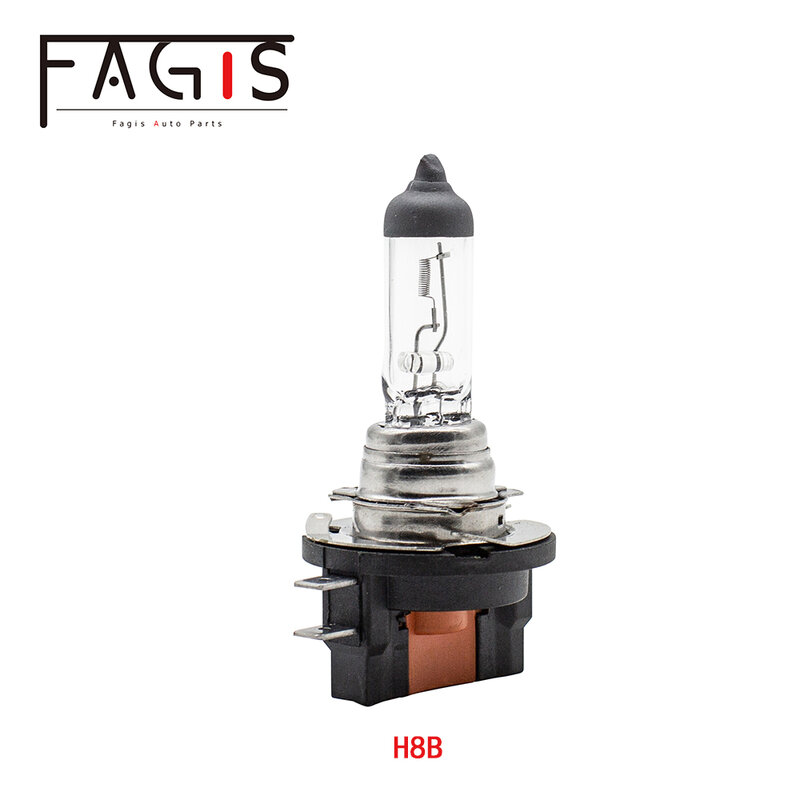 Fagis 2 Pcs Original H11B H8B 12V 55W 35W ไฟหน้ารถอัตโนมัติหมอกหลอดไฟฮาโลเจนที่ดีที่สุดคุณภาพแก้วควอตซ์ UV