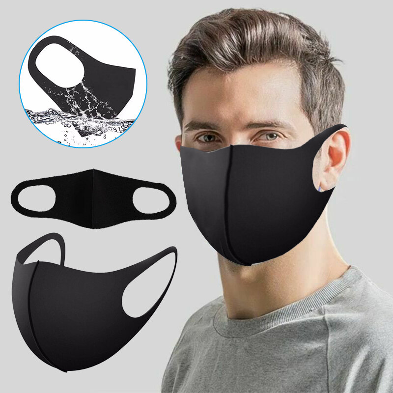 1/5/ 10Pcs PM2.5 Anti Dust Gezichtsmasker Anti-Bacteriële Wasbare Herbruikbare Mond Maskers Partij Masker voor Man Vrouwen