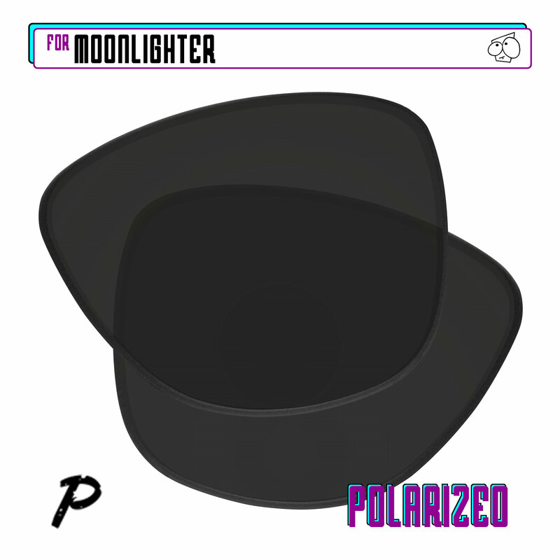 EZReplace Polarized Replacement Lenses for - Oakley Moonlighter Sunglasses - Black P