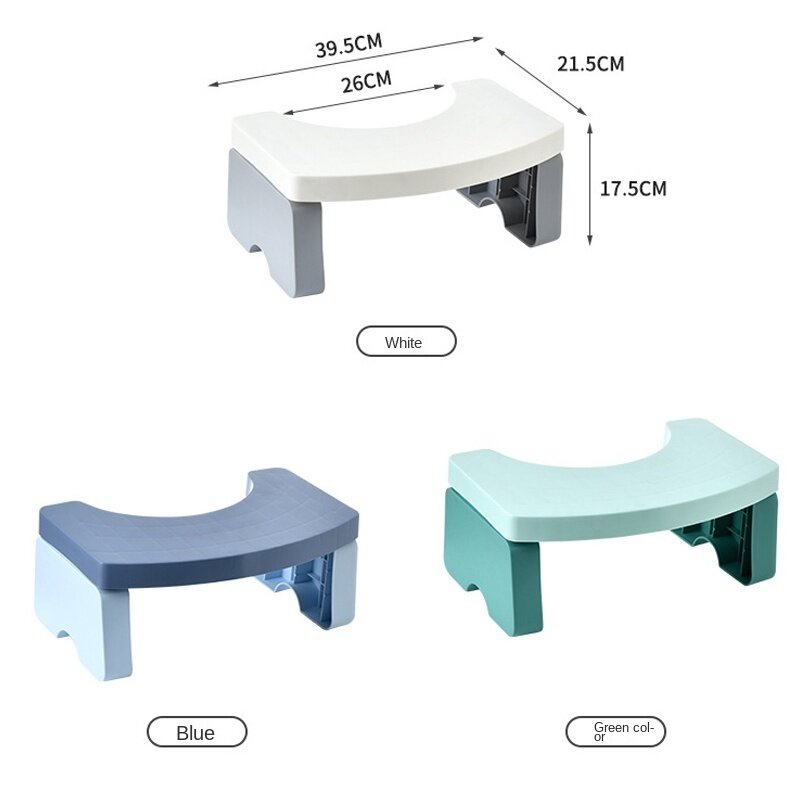 Składana toaleta przysadzista Step stołek krzesełko dziecięce podnóżek do siedzenia nocnik do łazienki przysiad pomoc pomocnik antypoślizgowe podwyższone narzędzie