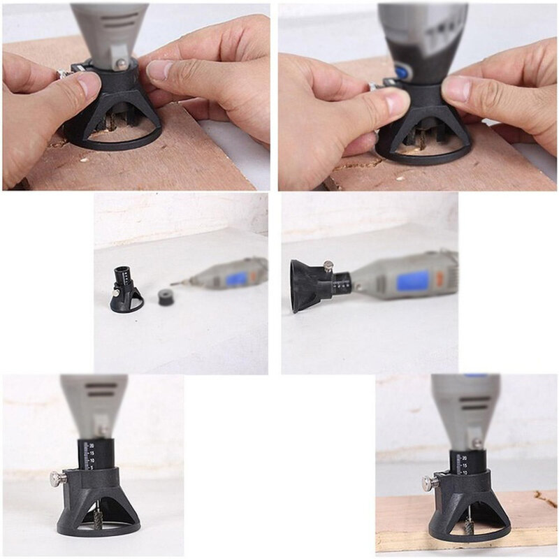 Electric Grinder Rotary Locator Electric Drill Carving Rotary Guide Drill Grindering Polishing Retainer Rotary Tool Model Holder