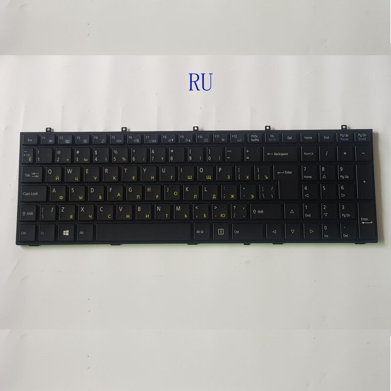 Novo teclado para clevo cleovo w370et w350et w350 w370 w655 w670 eua reino unido kr teclado do portátil retroiluminado