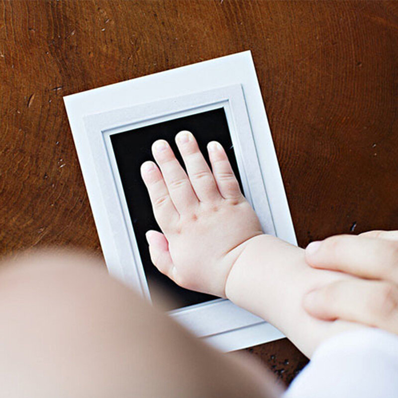 Cuidados Com o bebê Não-Tóxico Kit Handprint Pegada Imprint Fundição de Lembranças Do Bebê Recém-nascidos Do Bebê Almofada de Tinta Pegada Infantil Brinquedo Argila presentes