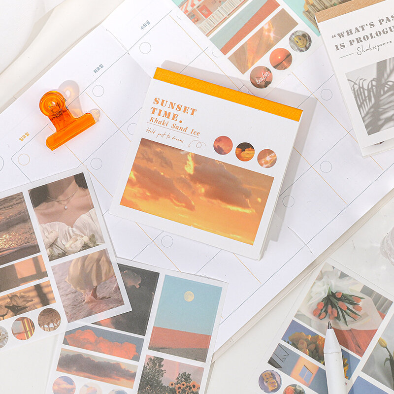 50 arkuszy 50 wzorów Washi Paper Ins naklejki książka estetyczne dekoracje naklejki do scrapbookingu czasopisma Album Diary DIY Paers
