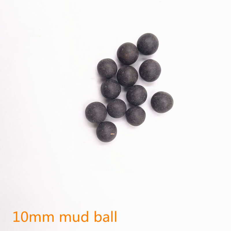 Brand New 10mm Black Hard Clay Ball  Pill for Novice Practice Catapult Accessories Slingshot Outdoor Hunting Bullet Special Mud