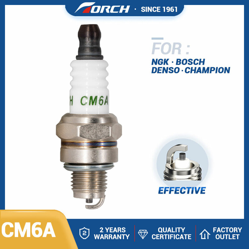1 шт. новый китайский Оригинальный стандартный Свеча зажигания CM6A маленький двигатель для CMR6A для стриммеров газонокосилок для бензопилы