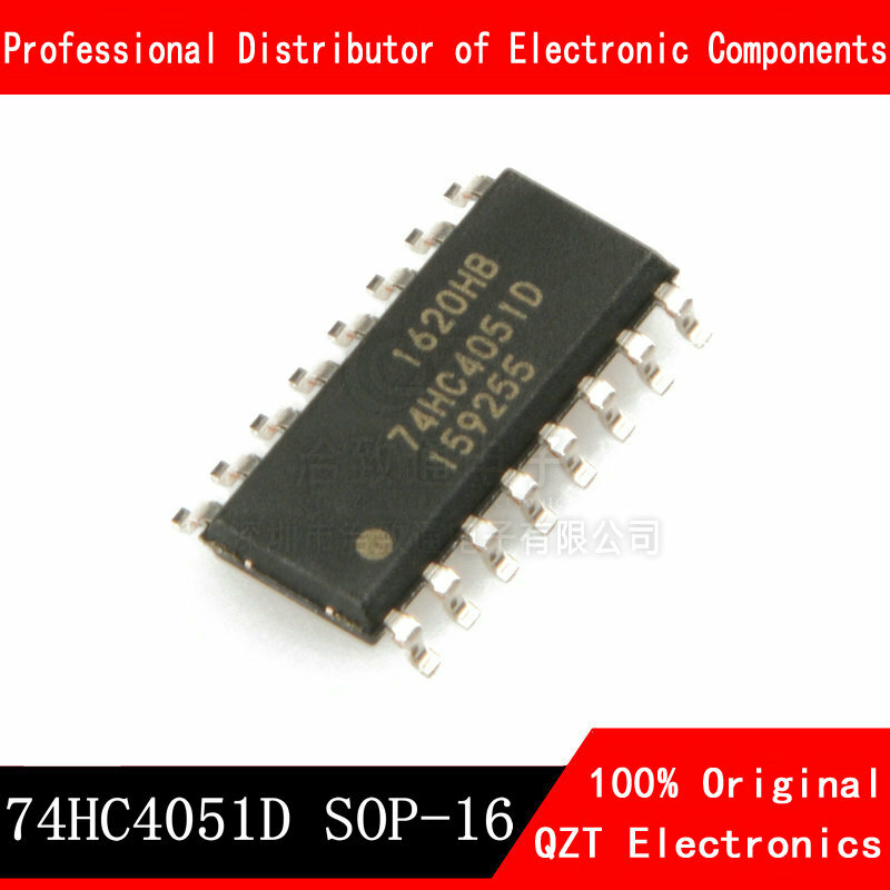 10 Uds SN74HC4051D SOP16 74HC4051D 74HC4051 SOP-16 nueva y Original IC Chipset