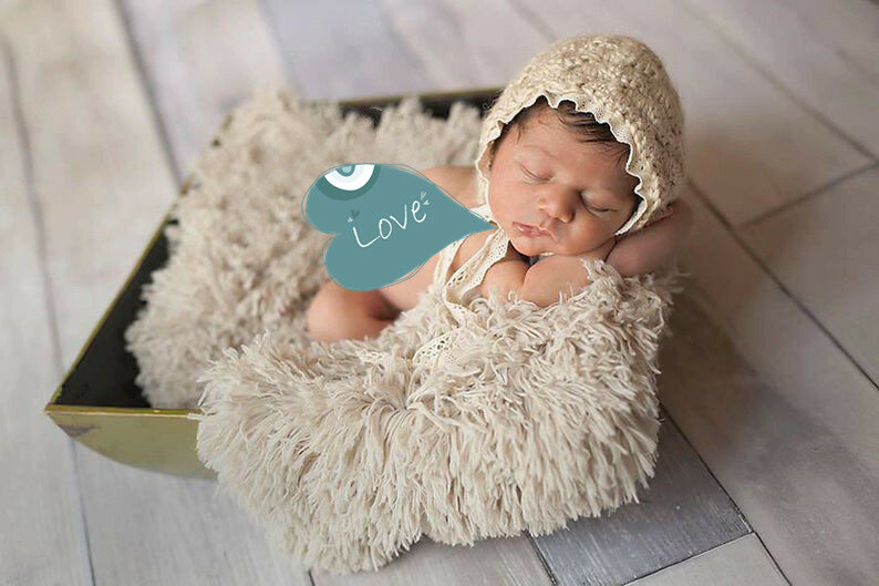 Puntelli fotografia neonato coperta fotografia Prop Basket coperta sfondo fotografico accessori Studio fotografico