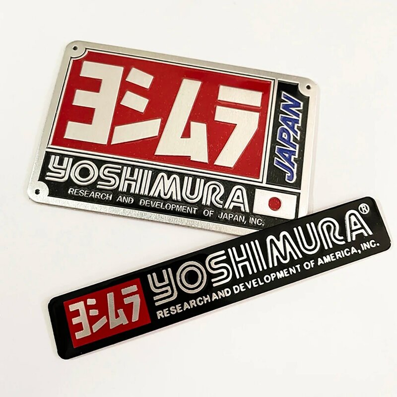 Motorfiets Uitlaatpijpen Decal Sticker Aluminium 3D Hittebestendig Uitlaat Decals Sticker Voor Yoshimura Honda Yamaha Suzuki Bmw