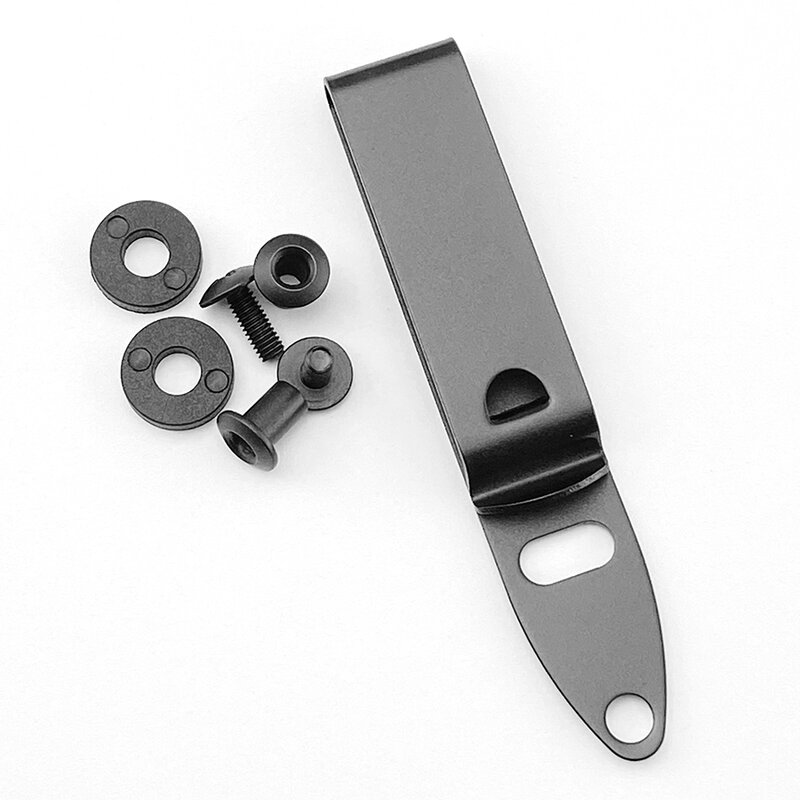 Kydex-Clip de cintura de acero inoxidable, 1 pieza, Universal, cuchillo, vaina K, transporte, cinturón