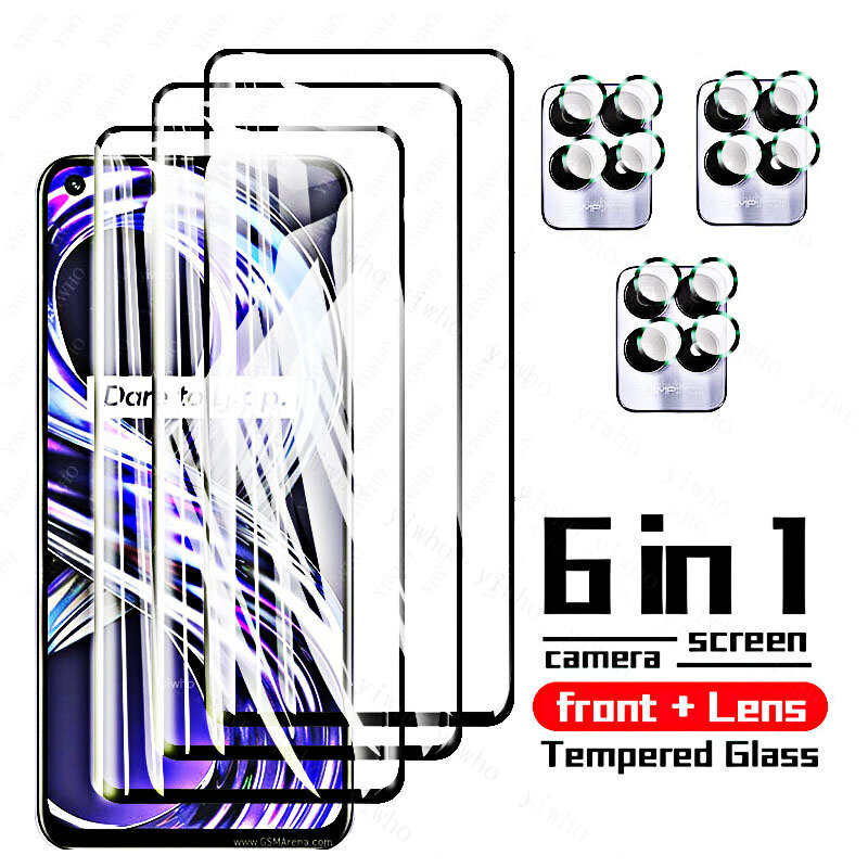 Full Cover Tempered Glass for OPPO Realme 8S 8i 8 Pro 5G Screen Protector Protective Phone Camera Film on Realme 8 S I 8Pro 5G