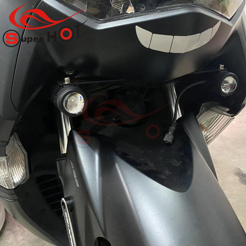 Akcesoria motocyklowe reflektor uchwyt uchwyt Sport światła przeciwmgielne zamontować dla YAMAHA NMAX155 2020 2021 2022 N-MAX NMAX 155