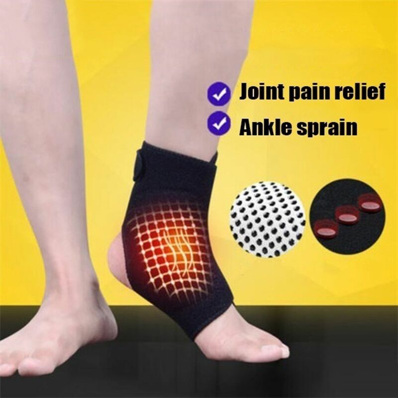 Terapia magnética auto aquecimento artrite compressão cintas almofada do pé cuidados de saúde cinta envoltório cinto tornozelo suporte protetor