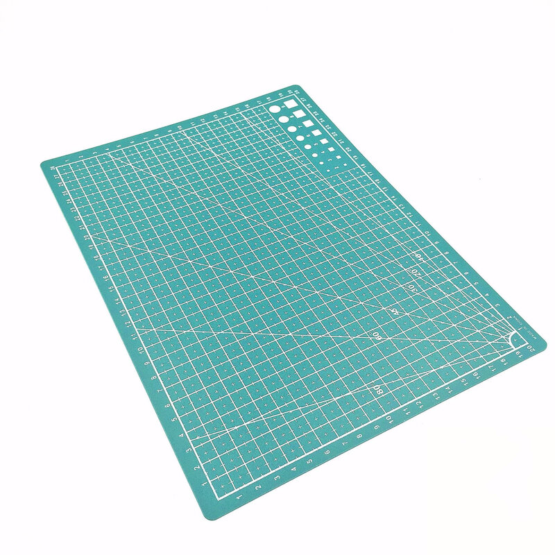 1 ud. 30*22cm A4 líneas de rejilla esterilla de corte autocurativa tarjeta artesanal tablero de papel de tela de cuero